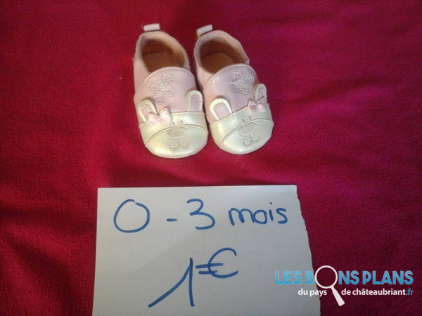 chaussures filles 0-3 mois