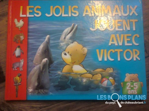Livre "les jolis animaux jouent avec Victor"