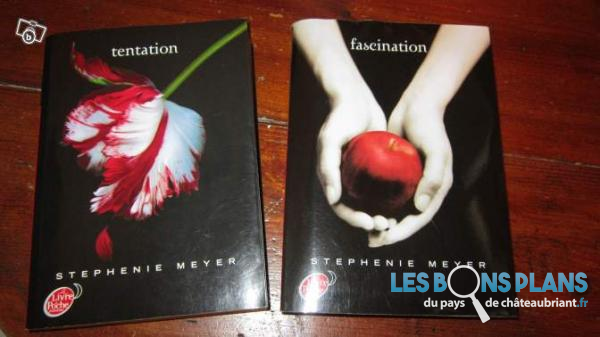 livres Twilight fascination et tentation