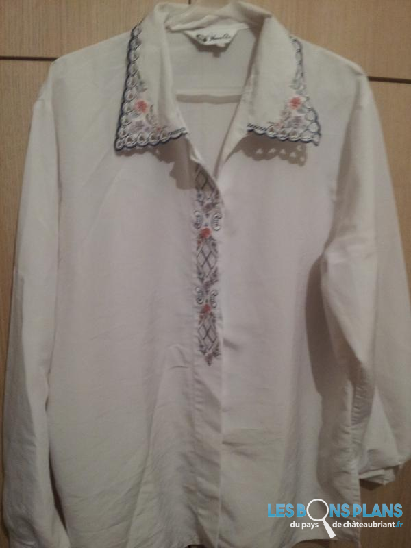 chemise blanche taille 44 