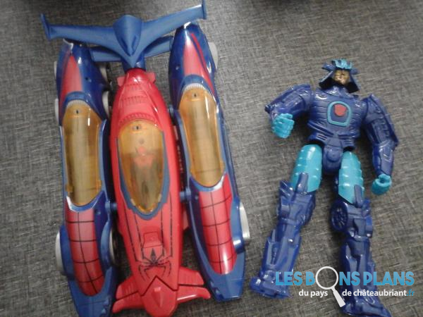 voiture Spiderman + Transformers